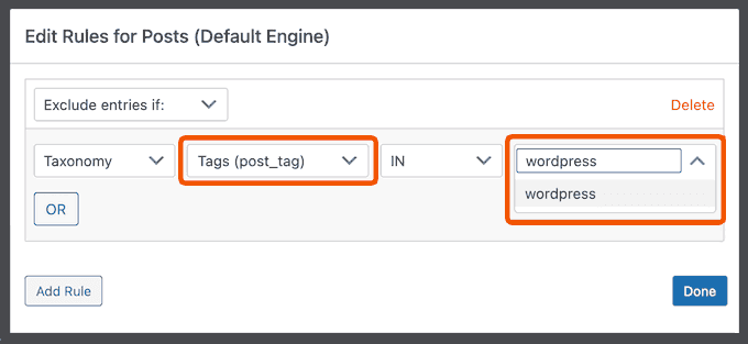 Wordpress Excluir Etiquetas Busquedas